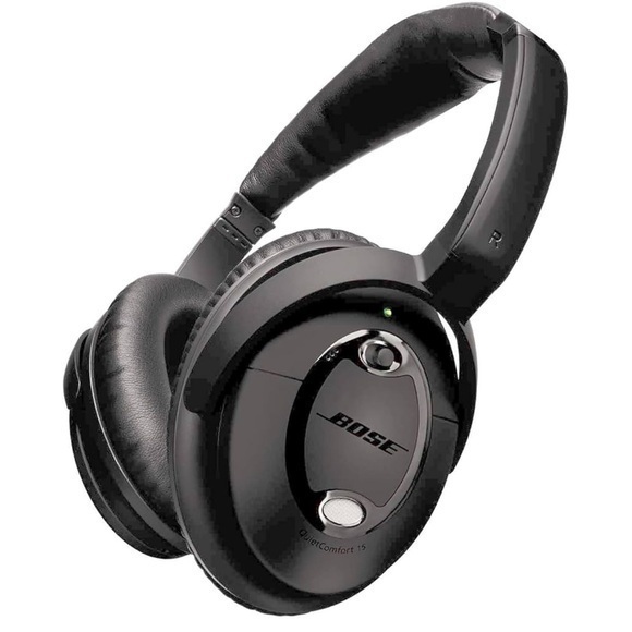 Bose® QuietComfort® 15 Acoustic Noise Cancelling® Wired Headphones Triple Black! - Picture 1 of 8